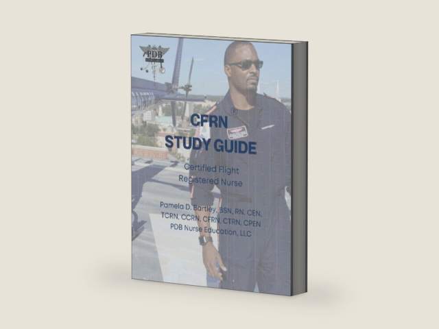 CFRN® Study Guide: Certified Flight Registered Nurse® by Pamela Bartley | barcode:9781737427797 | source:'9781737427797-right-three-quarter.jpg