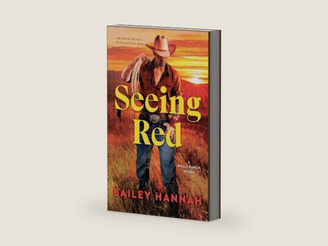 Seeing Red: A Wells Ranch Novel (The Wells Ranch Series Book 2) by Bailey Hannah | barcode:9781738107636 | source:'9781738107636-right-three-quarter.jpg