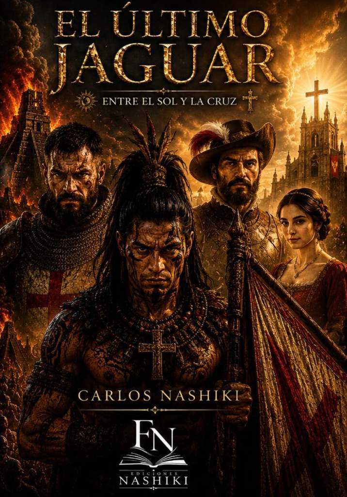 El Último Jaguar: Entre el Sol y la Cruz (Crónicas del Sol y la Cruz) (Spanish Edition) by LL.M José Carlos Hideky Nashiki Muñoz | barcode:9781764766319 | source:'9781764766319.jpg