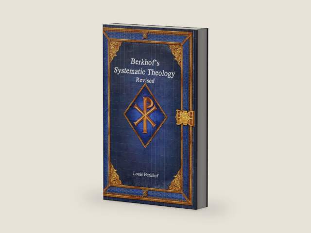Berkhof's Systematic Theology Revised by Louis Berkhof | barcode:9781773563312 | source:'9781773563312-right-three-quarter.jpg