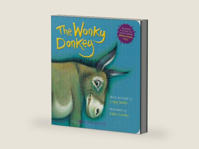 The Wonky Donkey by Katz Cowley | barcode:9781775431756 | source:'9781775431756-right-three-quarter.jpg