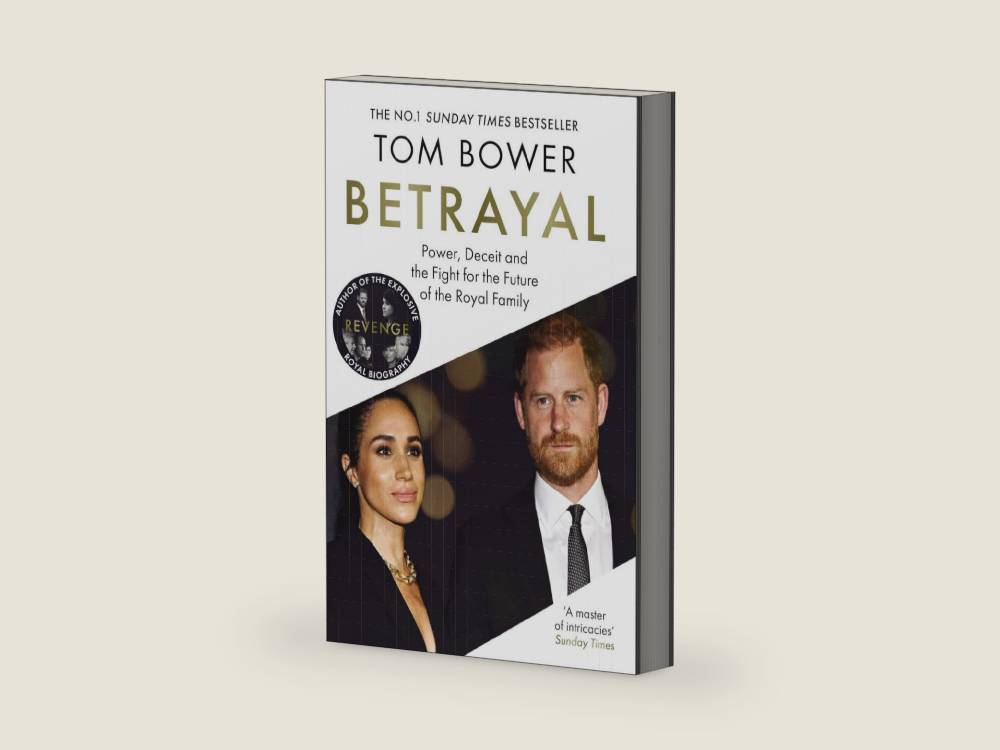 Betrayal: Power, Deceit and the Fight for the Future of the Royal Family - The perfect gift for Father's Day by Tom Bower | barcode:9781785126420 | source:'9781785126420-right-three-quarter.jpg