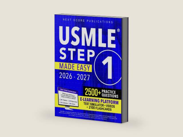 USMLE Step 1 Made Easy: Your High-Yield Blueprint With Step-by-Step Guidance to Tackle Step 1 With Confidence by NS Publications | barcode:9781787930780 | source:'9781787930780-right-three-quarter.jpg