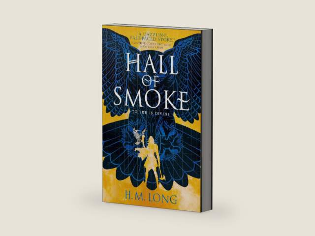 Hall of Smoke (The Four Pillars) by H.M. Long | barcode:9781789094992 | source:'9781789094992-right-three-quarter.jpg