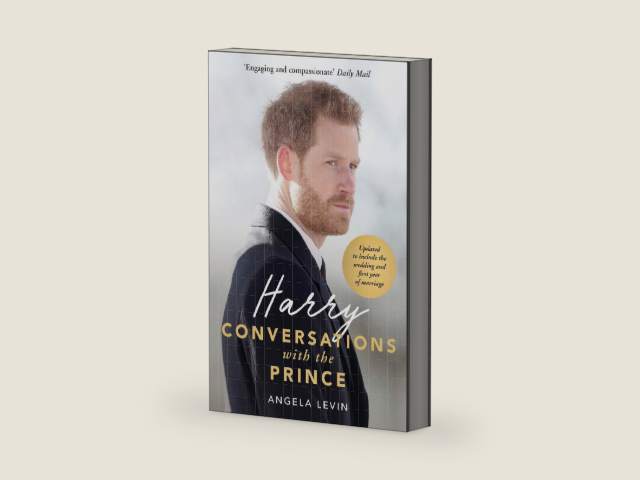 Harry: Conversations with the Prince - INCLUDES EXCLUSIVE ACCESS & INTERVIEWS WITH PRINCE HARRY by Angela Levin | barcode:9781789460025 | source:'9781789460025-right-three-quarter.jpg