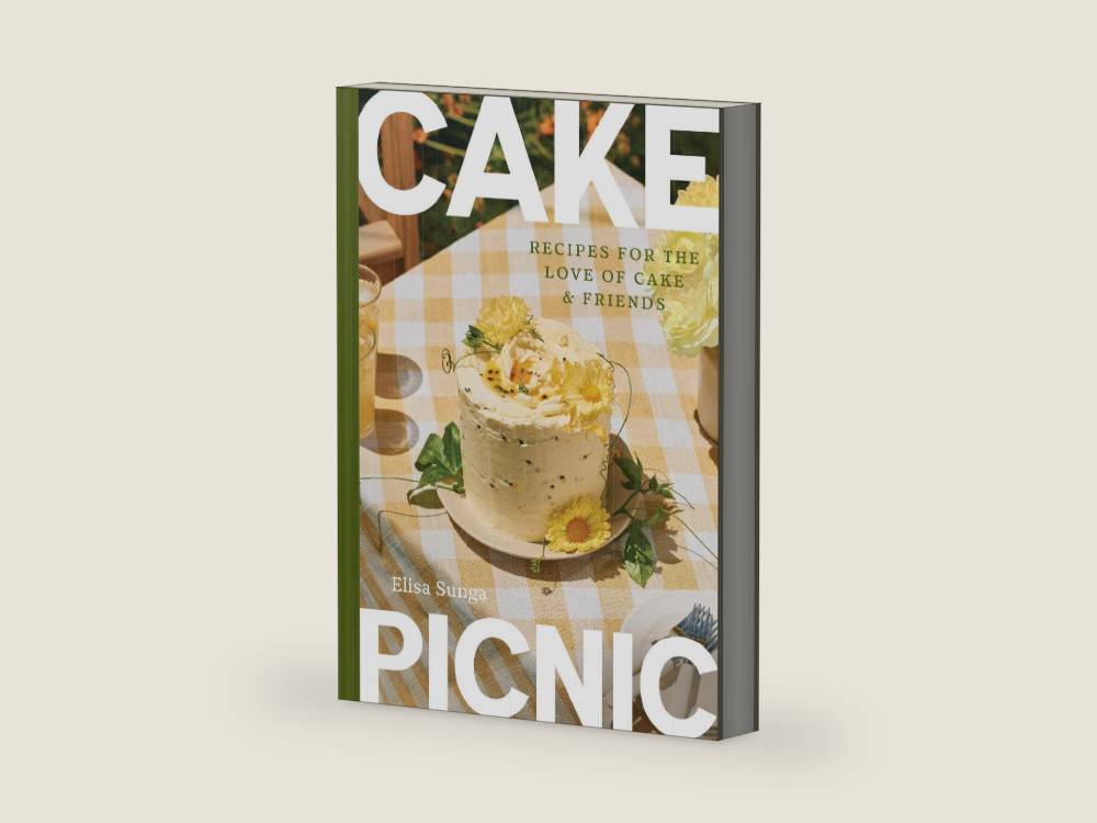 Cake Picnic: Recipes for the Love of Cake & Friends by Elisa Sunga | barcode:9781797238258 | source:'9781797238258-right-three-quarter.jpg