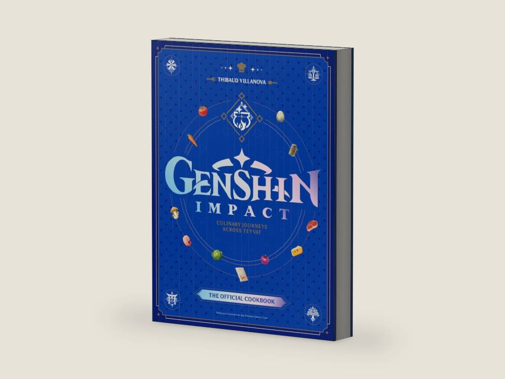 Genshin Impact Official Cookbook: Culinary Journeys Across Teyvat by Thibaud Villanova | barcode:9781835413982 | source:'9781835413982-right-three-quarter.jpg