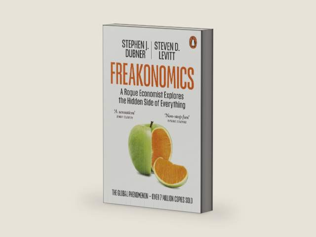 Freakonomics by Steven D. Levitt | barcode:9781837312962 | source:'9781837312962-right-three-quarter.jpg