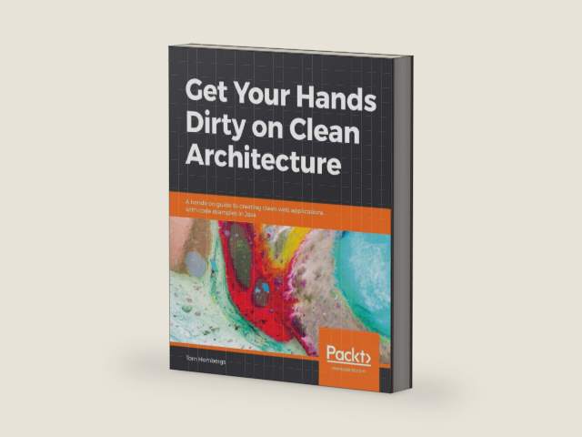 Get Your Hands Dirty on Clean Architecture: A hands-on guide to creating clean web applications with code examples in Java by Tom Hombergs | barcode:9781839211966 | source:'9781839211966-right-three-quarter.jpg