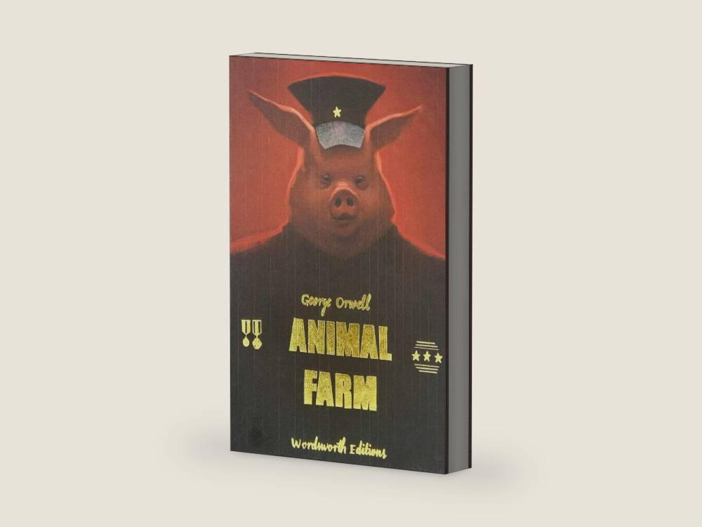 Animal Farm (Wordsworth Collector's Edition) by George Orwell | barcode:9781840228779 | source:'9781840228779-right-three-quarter.jpg