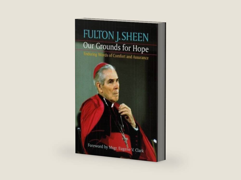 Our Grounds for Hope: Enduring Words of Comfort and Assurance by Fulton J. Sheen | barcode:9781878718563 | source:'9781878718563-right-three-quarter.jpg