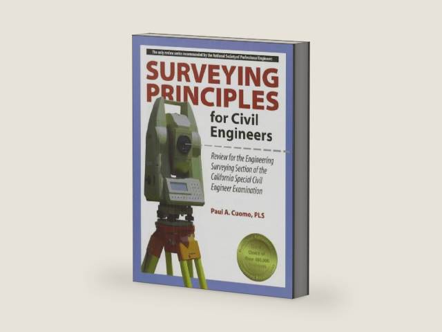 Surveying Principles for Civil Engineers by Paul A. Cuomo | barcode:9781888577082 | source:'9781888577082-right-three-quarter.jpg
