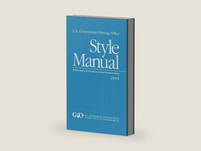 U.S. Government Printing Office Style Manual: An official guide to the form and style of Federal Government printing by Gpo Style Board | barcode:9781907521621 | source:'9781907521621-right-three-quarter.jpg