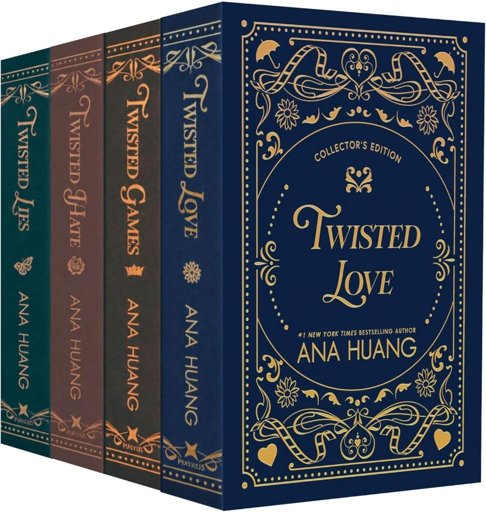 Twisted Series Collector's Edition 4 Books Collection Set by Ana Huang – Twisted Love, Twisted Games, Twisted Hate & Twisted Lies by Ana Huang | barcode:9781918299342 | source:'9781918299342.jpg