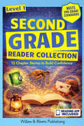 Second Grade Reader Collection: Level 1: 12 Chapter Stories to Build Confidence for Growing Readers by Rebecca Whitlock | barcode:9781918686050 | source:'9781918686050.jpg