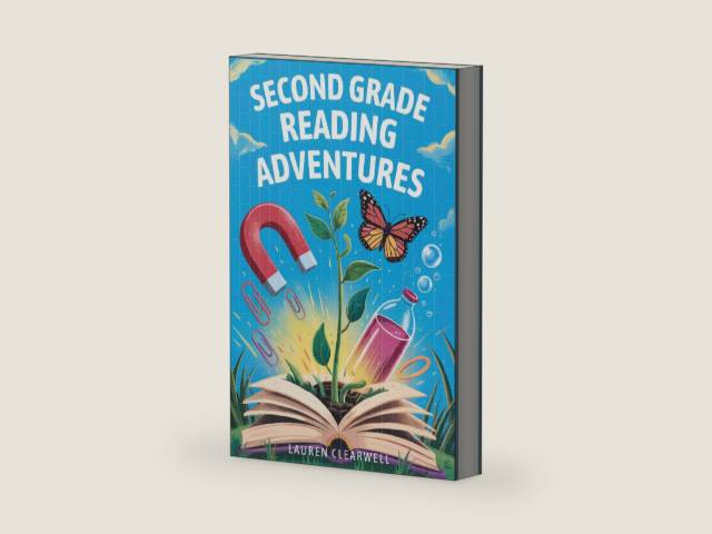 Second Grade Reading Adventures by Lauren Clearwell | barcode:9781923591141 | source:'9781923591141-right-three-quarter.jpg