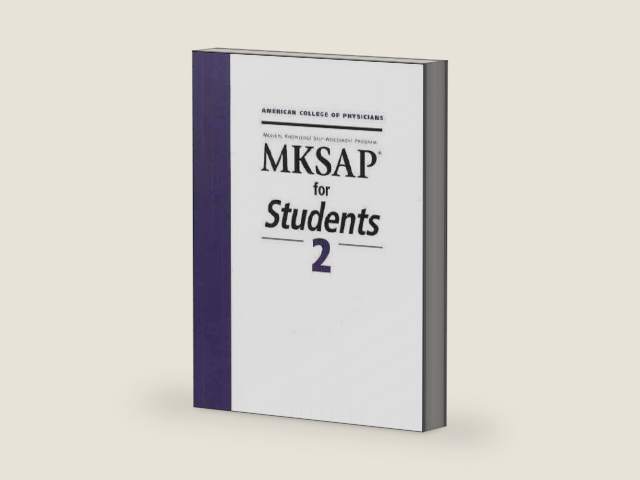 Mksap for Students 2: Medical Knowledge Self-Assessment Program (Mksap 13) by Patrick Alguire | barcode:9781930513440 | source:'9781930513440-right-three-quarter.jpg