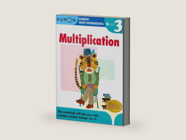 Kumon Grade 3 Multiplication (Kumon Math Workbooks) by Kumon Publishing | barcode:9781933241548 | source:'9781933241548-right-three-quarter.jpg