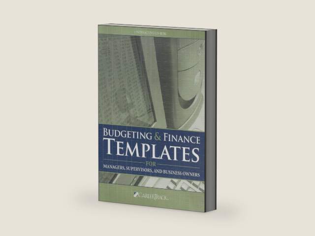 Budgeting & Finance Templates for Managers, Supervisors, and Business Owners Cd-rom by CareerTrack | barcode:9781934147474 | source:'9781934147474-right-three-quarter.jpg