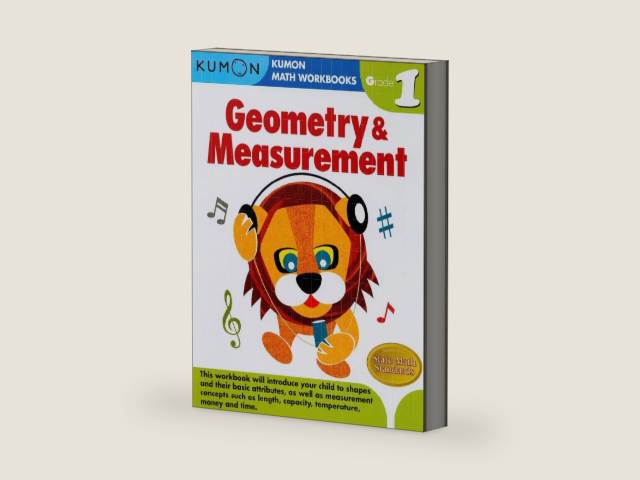 Kumon Grade 1 Geometry & Measurement (Kumon Math Workbooks) by Kumon Publishing | barcode:9781934968178 | source:'9781934968178-right-three-quarter.jpg
