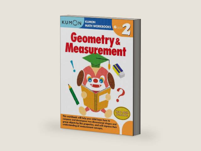 Kumon Grade 2 Geometry & Measurement (Kumon Math Workbooks) by Kumon Publishing | barcode:9781934968314 | source:'9781934968314-right-three-quarter.jpg