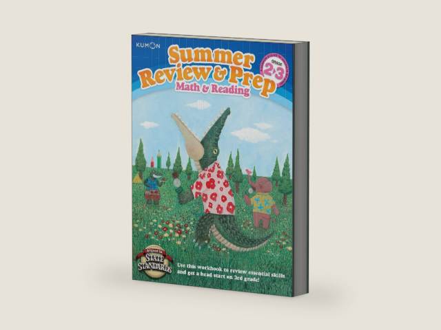 Kumon Summer Review & Prep Math & Reading Grade 2-3 by Kumon Publishing | barcode:9781935800514 | source:'9781935800514-right-three-quarter.jpg