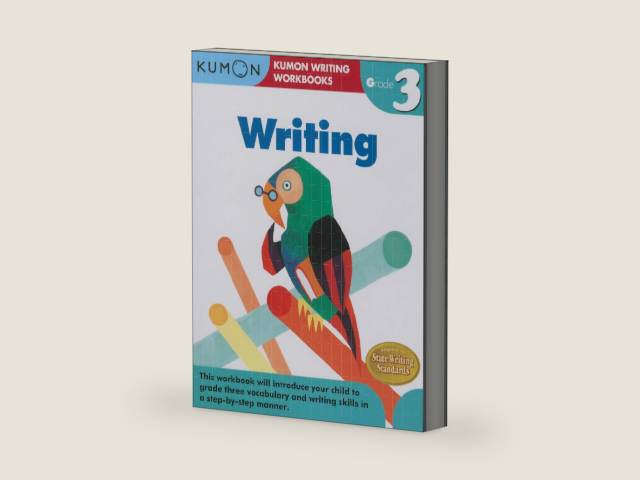Kumon Grade 3 Writing (Kumon Writing Workbooks) by Kumon Publishing | barcode:9781935800590 | source:'9781935800590-right-three-quarter.jpg