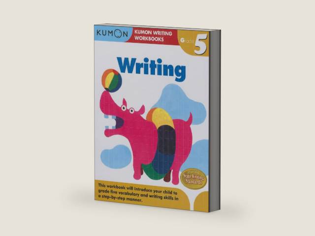Kumon Grade 5 Writing (Kumon Writing Workbooks) by Kumon Publishing | barcode:9781935800613 | source:'9781935800613-right-three-quarter.jpg