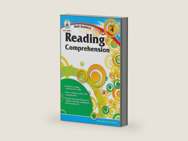 Carson Dellosa | Skill Builders Reading Comprehension Workbook | 4th Grade, 80pgs by Carson Dellosa Education | barcode:9781936023325 | source:'9781936023325-right-three-quarter.jpg