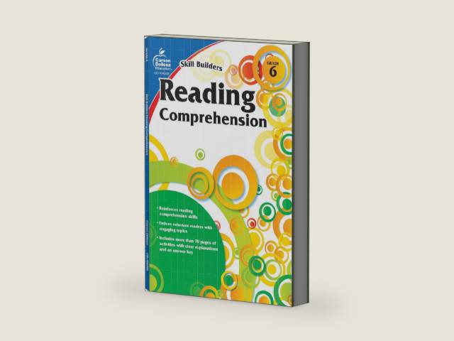 Carson Dellosa Skill Builders Reading Comprehension 6th Grade Workbook, Fiction and Nonfiction Passages, Puzzles, and More, Classroom or Homeschool Curriculum by Carson Dellosa Education | barcode:9781936023349 | source:'9781936023349-right-three-quarter.jpg