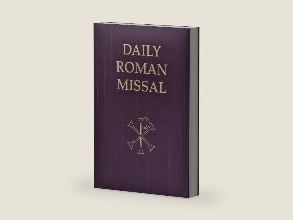 Daily Roman Missal: Complete with Readings in One Volume with Sunday and Weekday Masses ... and the Order of Mass in Latin and English on Facing Pages and Devotions and Prayers for Use Throughout the Year by James Socias | barcode:9781936045594 | source:'9781936045594-right-three-quarter.jpg
