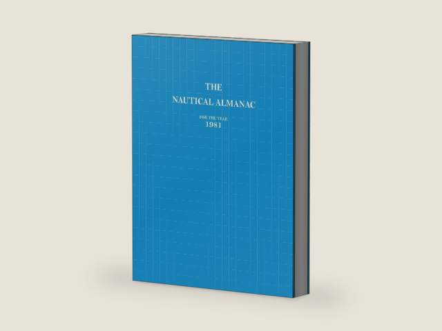 1981 Nautical Almanac by Usno Nautical Almanac Office | barcode:9781937196608 | source:'9781937196608-right-three-quarter.jpg