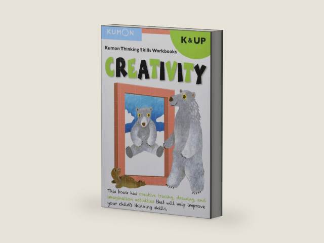 Kumon K & Up Creativity (Kumon Thinking Skills Workbooks) by Kumon | barcode:9781941082546 | source:'9781941082546-right-three-quarter.jpg