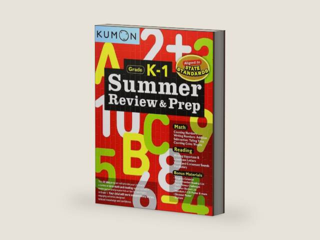 Kumon Summer Review & Prep Grades K-1 by Kumon | barcode:9781941082607 | source:'9781941082607-right-three-quarter.jpg
