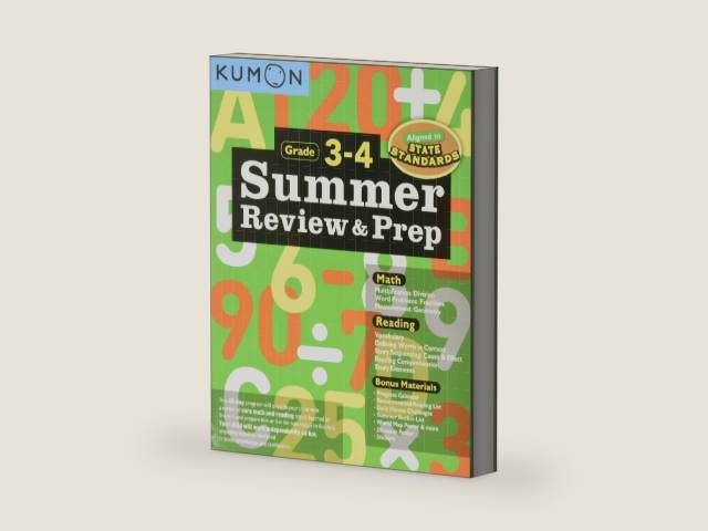 Kumon Summer Review & Prep Grades 3-4 by Kumon | barcode:9781941082638 | source:'9781941082638-right-three-quarter.jpg
