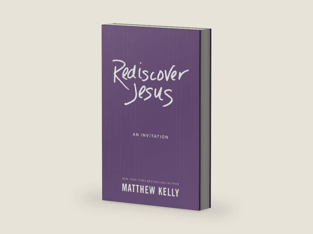 Rediscover Jesus: An Invitation by Matthew Kelly | barcode:9781942611202 | source:'9781942611202-right-three-quarter.jpg