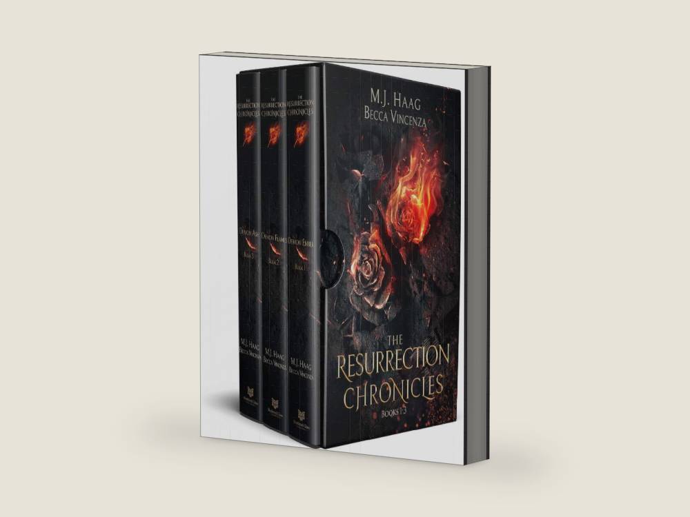 The Resurrection Chronicles: Books 1 - 3 by M.J. Haag | barcode:9781943051250 | source:'9781943051250-right-three-quarter.jpg