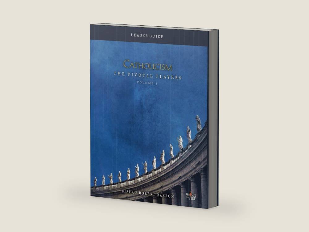 CATHOLICISM: The Pivotal Players Leader Guide by Robert E. Barron | barcode:9781943243112 | source:'9781943243112-right-three-quarter.jpg
