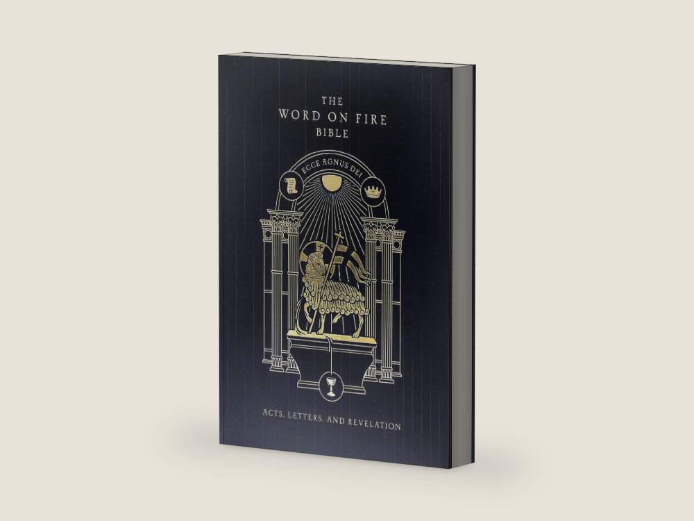 The Word on Fire Bible (Volume II): Acts, Letters and Revelation (Paperback) by Bishop Robert Barron | barcode:9781943243884 | source:'9781943243884-right-three-quarter.jpg