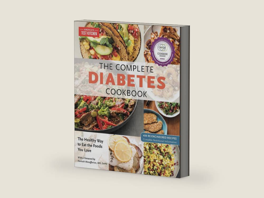 The Complete Diabetes Cookbook: The Healthy Way to Eat the Foods You Love (The Complete ATK Cookbook Series) by America's Test Kitchen | barcode:9781945256592 | source:'9781945256592-right-three-quarter.jpg