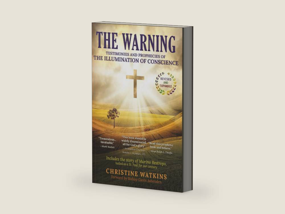 The Warning: Testimonies and Prophecies of the Illumination of Conscience by Christine Watkins | barcode:9781947701090 | source:'9781947701090-right-three-quarter.jpg
