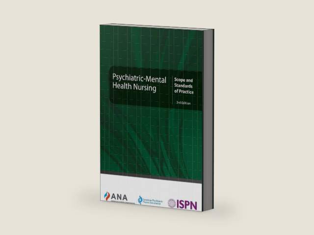 Psychiatric-Mental Health Nursing: Scope and Standards of Practice, 3rd Edition by International Society of Psychiatric-Mental health Nurses (author) | barcode:9781947800977 | source:'9781947800977-right-three-quarter.jpg
