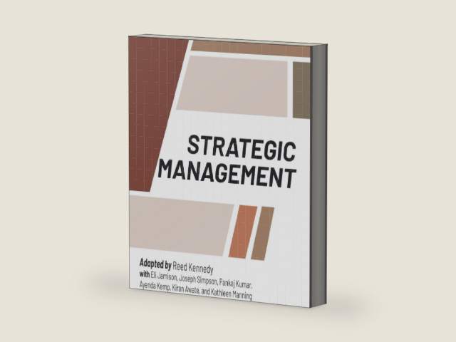 Strategic Management (b&w) by Reed Kennedy | barcode:9781949373899 | source:'9781949373899-right-three-quarter.jpg