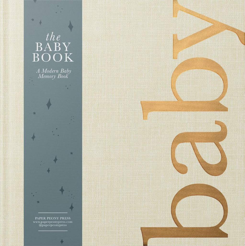 The Baby Memory Book: Beautiful Modern Baby Book and Scrapbook for Baby's First Years to Track Special Moments, Milestones and Growth from Pregnancy to First 5 Years by Paper Peony Press | barcode:9781952842160 | source:'9781952842160.jpg