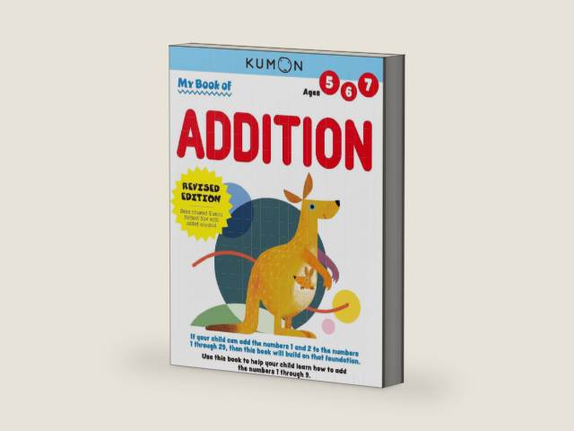 Revised Ed: My Bk of Addition (My Book of) by Kumon | barcode:9781953845061 | source:'9781953845061-right-three-quarter.jpg