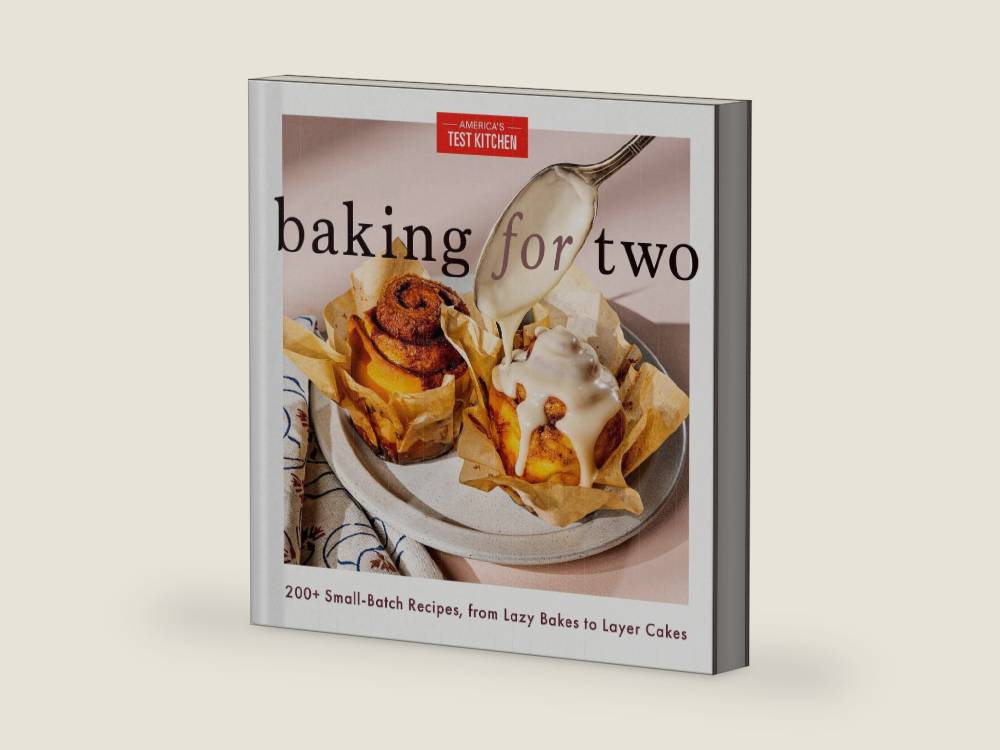 Baking for Two: 200+ Small-Batch Recipes, from Lazy Bakes to Layer Cakes by America's Test Kitchen | barcode:9781954210998 | source:'9781954210998-right-three-quarter.jpg