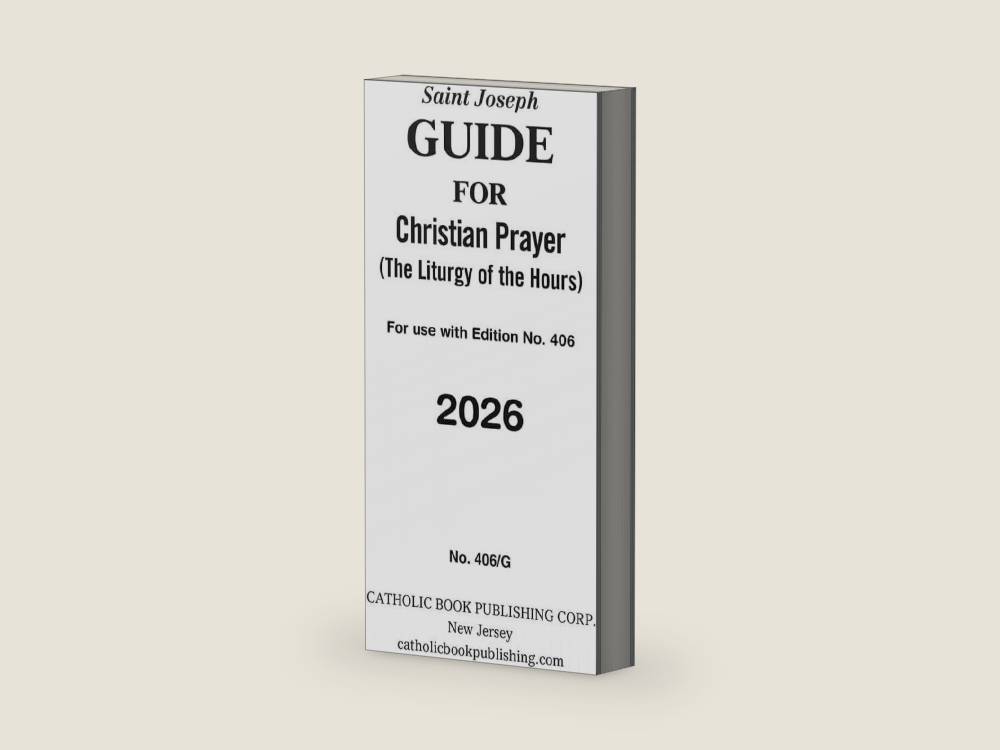 St. Joseph Guide for Christian Prayer Guide for 2026 by Catholic Book Publishing | barcode:9781958237908 | source:'9781958237908-right-three-quarter.jpg