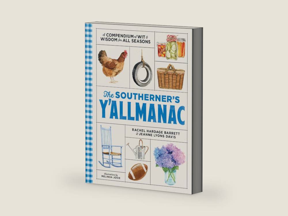 The Southerner's Y'allmanac: A Compendium of Wit & Wisdom for All Seasons by Rachel Hardage Barrett | barcode:9781958395769 | source:'9781958395769-right-three-quarter.jpg