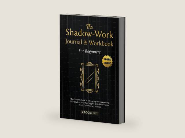 Shadow Work Journal and Workbook for Beginners: 2 Books in 1: The Complete Guide To Integrating and Transcending Your Shadows, Heal Past Triggers & Find Inner Peace by Melissa Kannan | barcode:9781961902411 | source:'9781961902411-right-three-quarter.jpg