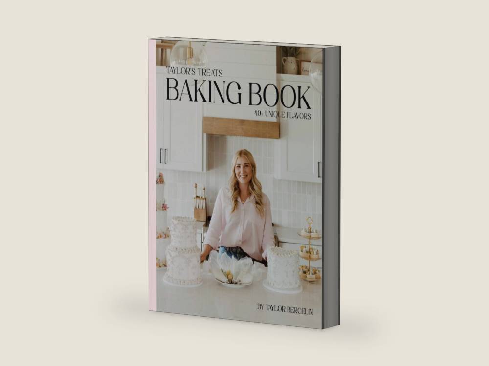 Taylor's Treats Baking Book by Taylor Bergelin | barcode:9781962059015 | source:'9781962059015-right-three-quarter.jpg
